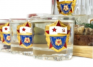 Подарочный комплект для спиртного ВМФ СССР