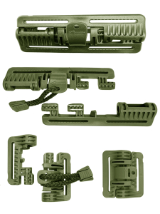 Комплект системы быстрого сброса для бронежилета или плитника (хаки)