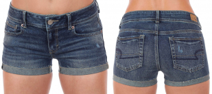 Короткие джинсовые шорты American Eagle™. ТОП-модели месяц худели, чтобы такие шортики сели! В наличии в Москве размеры до XXL. Ждать не нужно! 