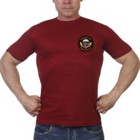 Краповая мужская футболка 5-ой бригады Спецназа ГРУ