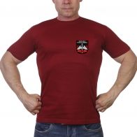 Краповая футболка с термотрансфером "РВСН"