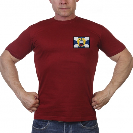 Краповая футболка сотрудника ФСО