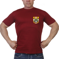 Краповая футболка "Войска связи"