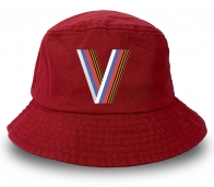 Краповая панама с патриотичным символом V
