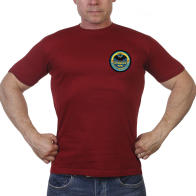 Краповая спецназовская футболка с шевроном