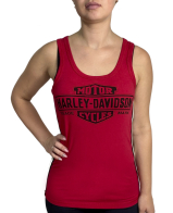 Красная женская майка-борцовка от Harley-Davidson