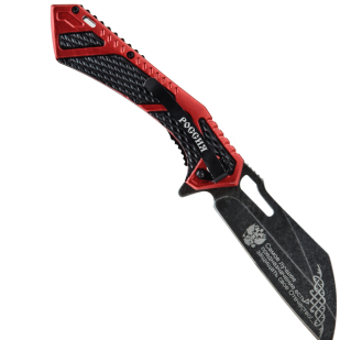Красный дизайнерский складной нож «Россия»