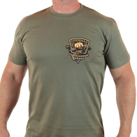 Крутая футболка с принтом "Рыболовные войска" - купить с доставкой