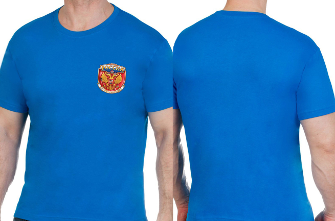 Крутая мужская футболка РОССИЯ - купить в Военпро