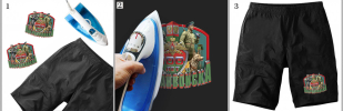 Крутая наклейка-термотрансфер на футболку Погранвойска - купить выгодно