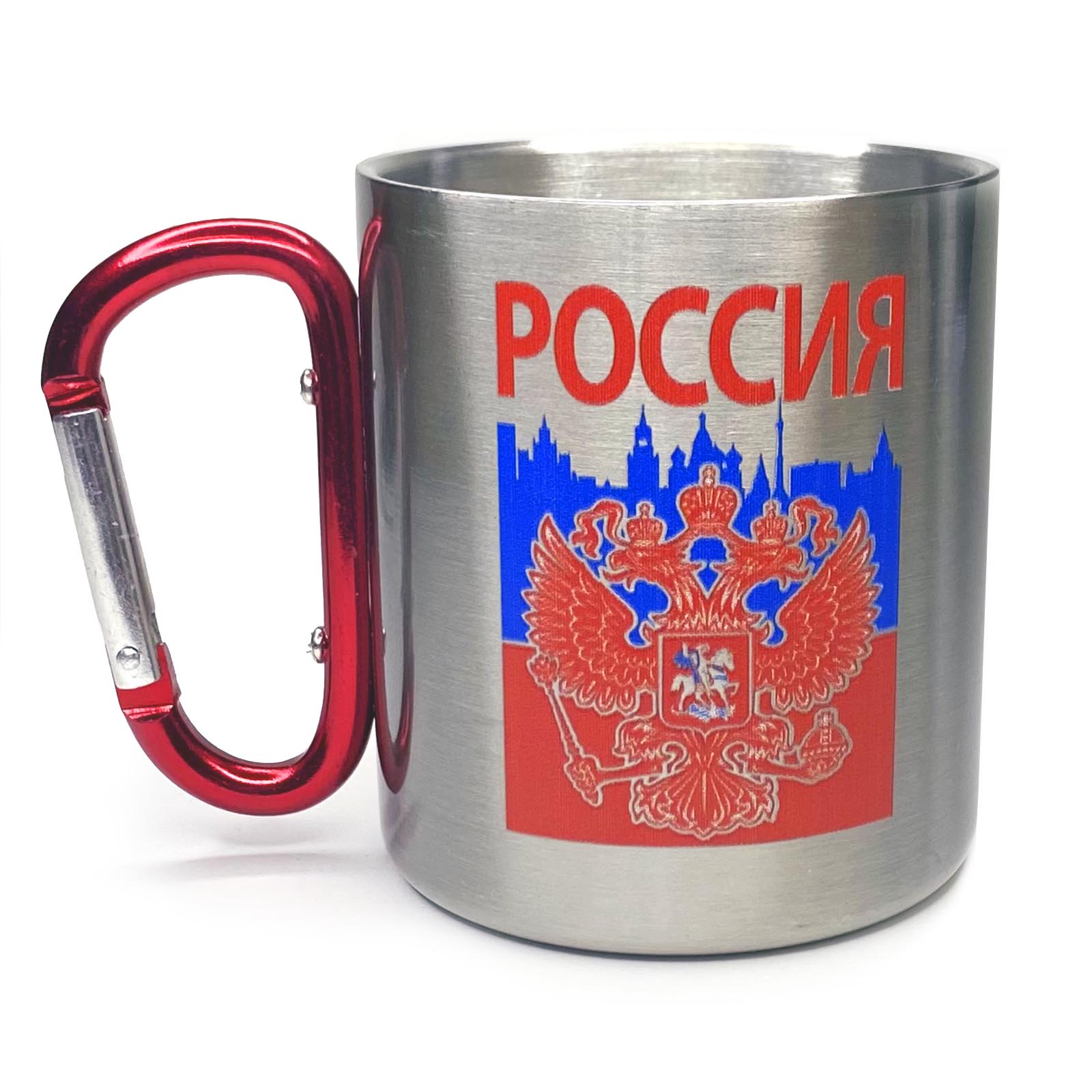 ТОП-подарок! Кружка с карабином и гербом России. 