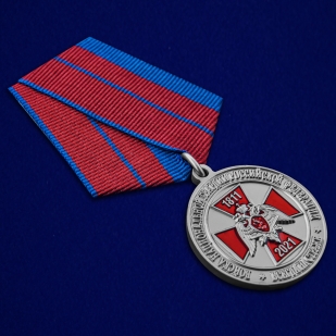 Латунная медаль 210 лет войскам Национальной Гвардии - общий вид