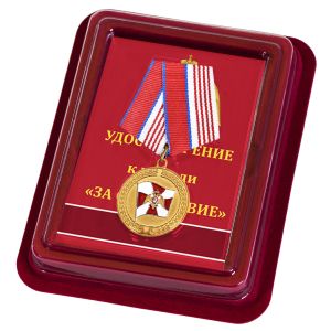Латунная медаль Росгвардии "За содействие"