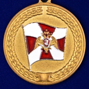 Латунная медаль Росгвардии За содействие