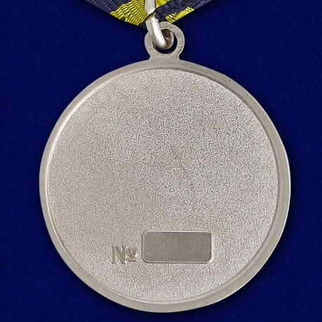 Латунная медаль "Ветеран дальней авиации" (в футляре) - обратная сторона