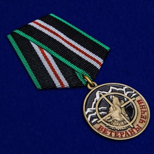 Латунная медаль Ветераны Чечни - общий вид