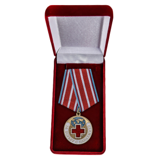 Латунная медаль За борьбу с пандемией - в футляре