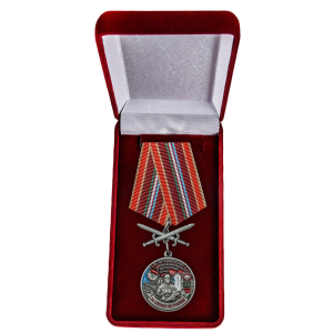 Латунная медаль "За службу на границе" (68 Тахта-Базарский ПогО)