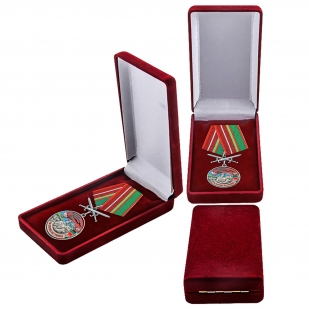 Латунная медаль За службу в Даурском пограничном отряде
