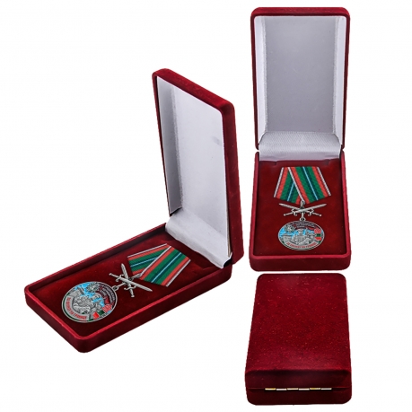 Латунная медаль За службу в Гродненском пограничном отряде