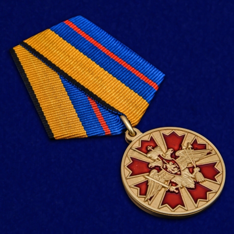 Латунная медаль За службу в Ракетных войсках стратегического назначения - общий вид