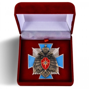 Латунный крест МЧС России
