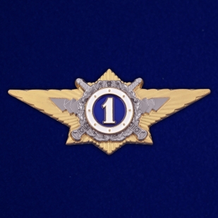 Латунный знак классного специалиста МВД России (специалист 1-го класса) - общий вид