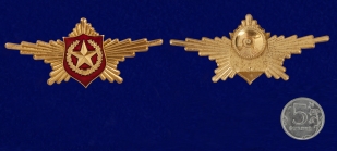 Латунный знак Роты Почетного Караула (Общевойсковой) - сравнительный вид