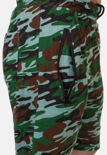 Легкие мужские шорты охотника с вышитой нашивкой