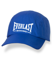 Летняя синяя бейсболка с термонаклейкой Everlast Boxing