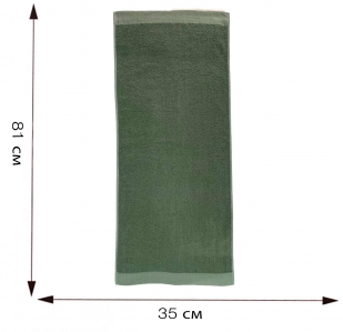 Махровое полотенце на 23 февраля - размер