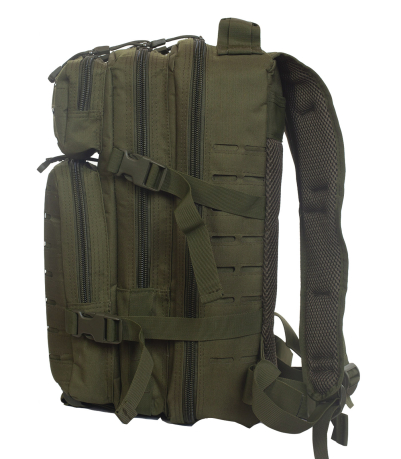 Малообъемный штурмовой рюкзак хаки-олива - купить недорого