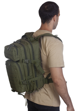Малообъемный штурмовой рюкзак хаки-олива по лучшей цене