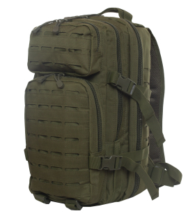 Малообъемный штурмовой рюкзак хаки-олива