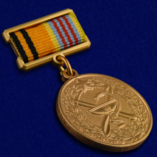 Медаль "100 лет медицинской службе ВКС" - общий вид