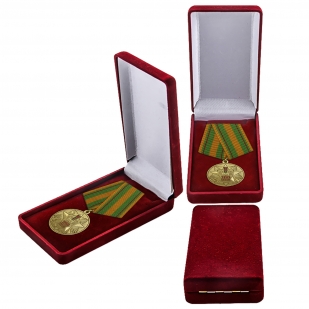 Медаль "100 лет ПВ" - юбилейная награда в футляре