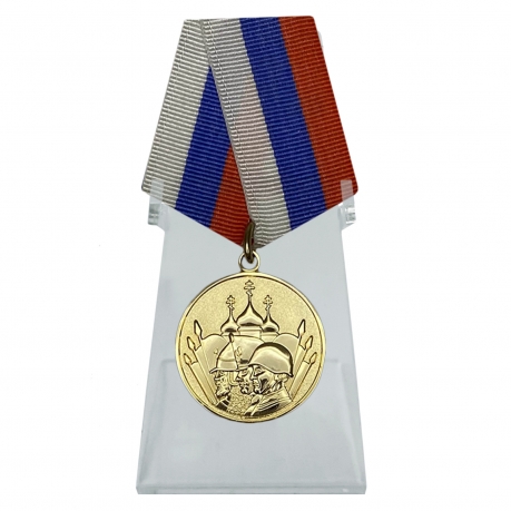 Медаль 23 февраля на подставке