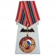 Медаль 346 ОБрСпН ГРУ на подставке