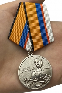 Медаль Адмирал Кузнецов МО РФ - на ладони