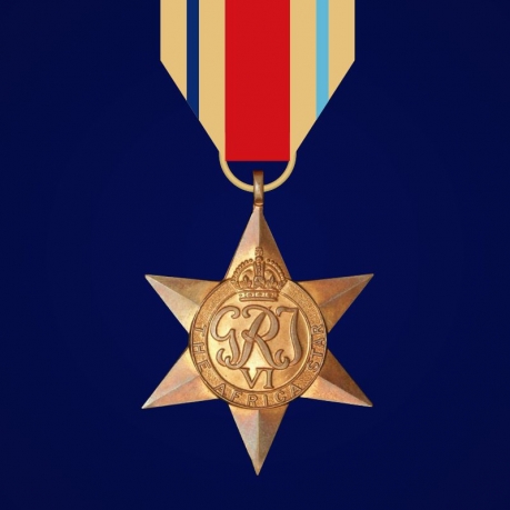 Медаль "Африканская звезда" (Великобритания) - аверс