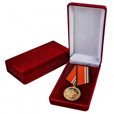 Медаль "Чеченская война. 25 лет" в футляре