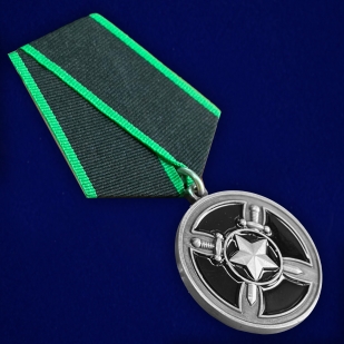 Медаль ЧВК Вагнер "Проект W 42174" на подставке (Муляж)