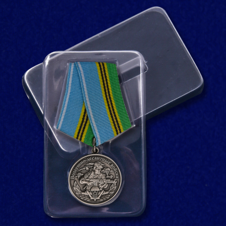 Медаль Воздушно-десантных войск в футляре