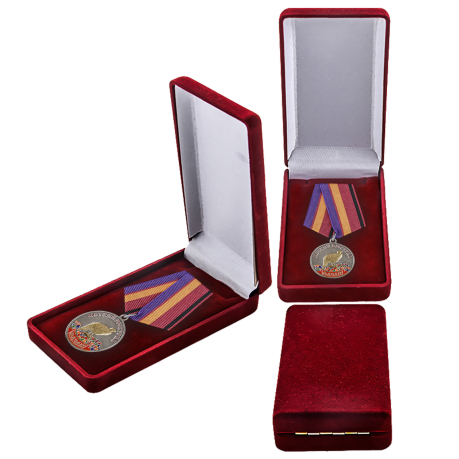 Медаль "Фазан" в футляре