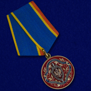 Медаль ФСБ России За заслуги в обеспечении экономической безопасности - общий вид
