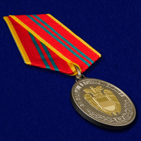 Медаль ФСО РФ За отличие в военной службе 2 степени - общий вид