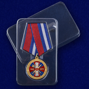 Медаль 50 лет подразделениям ГК и ЛРР - в пластиковом футляре