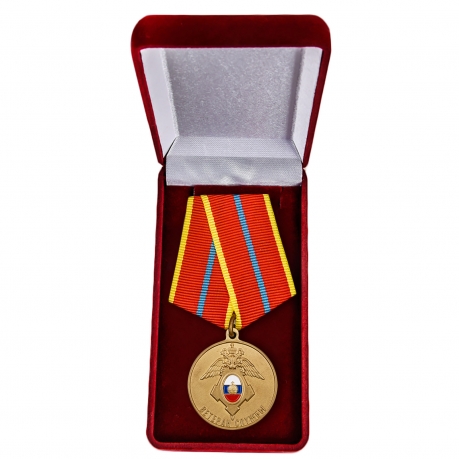 Медаль ГУСП "Ветеран службы" - в футляре