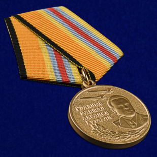 Медаль "Маршал Кутахов" в футляре с удостоверением - общий вид