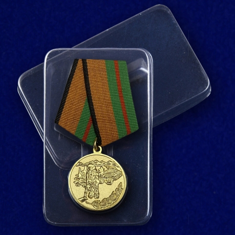 Медаль «За разминирование» МО в футляре 